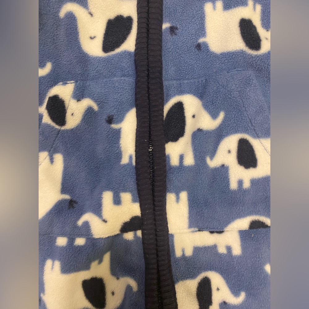 Carter’s fleece elephant onesie 3months